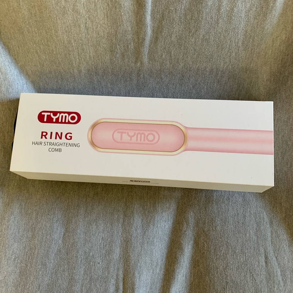 TYMO Ring Pink Hair straightening comb